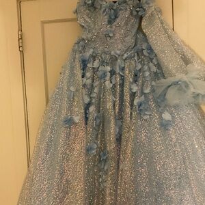 Sweet 16 or prom dress.